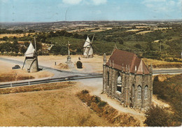 LE MONT Des ALOUETTES (231 M.) Près Les HERBIERS (Vendée) Moulins Chapelle TIMBRE 1966 - Les Herbiers