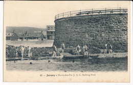 CPA ROYAUME-UNI JERSEY Havre-des-Pas J. S. C. Bathing Pool - Andere & Zonder Classificatie