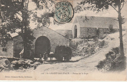 CPA  ST-GENEST-MALIFAUX FERME DE LA FAYE 1906 - Other Municipalities