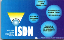 25054 - Bosnien Herzegovina - J.P. PTT Saobracaja , Motiv , ISDN - Bosnia