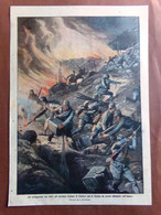 Retrocopertina Domenica Corriere Nr. 45 Del 1915 WW1 Offensiva Isonzo Austriaci - Guerre 1914-18