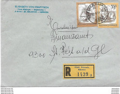 55 - 22 - Enveloppe Recommandée Envoyée De Friesach Kärnten 1984 - 1981-90 Briefe U. Dokumente