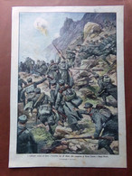 Retrocopertina Domenica Corriere Nr. 46 Del 1915 WW1 Dosso Casina Remit Ciclisti - Guerre 1914-18