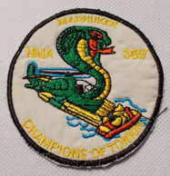 Ecusson/patch - USMC Vietnam - HMA 369 - Marhuker Champions Of Tonkin - Ecussons Tissu