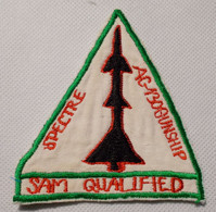 Ecusson/patch - US Air Force Vietnam - 130 Gunship Spectre Sam Qualified - Ecussons Tissu