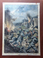 Retrocopertina Domenica Corriere Nr. 52 Del 1915 WW1 Aerei Su Valle Chiapovano - War 1914-18