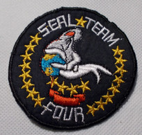 Ecusson/patch - USN Vietnam - Seal Team Four - Ecussons Tissu
