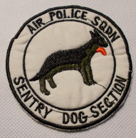 Ecusson/patch - USAF Vietnam - Air Police Squadron - Sentry Dog Section - Ecussons Tissu