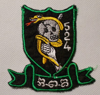 Ecusson/patch - Vietnam - Cambodian Army - Bataillon De Choc 524 - Ecussons Tissu