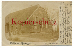 Schwafheim 1903, Moers, Krs. Wesel, Gestempelt In Crefeld - Nach Bensberg - Mörs
