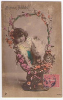 (Cochons) 002, GL 10795 1, Fillette, Voyagée En 1906, Format 136 X 86 - Cochons