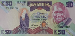 Banknotes UNC - SC Billete Banco ZAMBIA - 50 Kwacha, 1986 Sin Cursar - Zambie