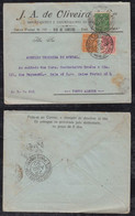 Brazil Brasil 1930 CONDOR Airmail Cover RIO To PORTO ALEGRE 1300R + 700R - Poste Aérienne (Compagnies Privées)