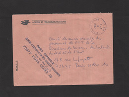 LSC 1987 - Cachet C.E.S.A - PARIS EVANGILE & Griffe PARIS EVANGILE - Centre D'Exploitation Des Services Ambulants - Railway Post