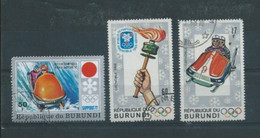 Burundi  Lot Thème Sport D'hiver - Collections
