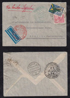 Brazil Brasil 1934 Zeppelin Cover SAO PAULO To BERLIN Germany - Airmail (Private Companies)