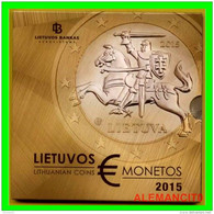 LITUANIA CARTERA OFICIAL EUROSET 2015 (INCLUYE MONEDAS DE 1 Ctms. A 2 EUROS) - Litouwen
