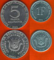 Burundi 1 + 5 Francs 1980-2003 UNC - Burundi