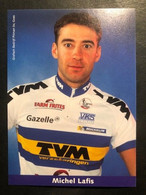 Michel Lafis - TVM - 1998 - Carte / Card - Cyclists - Cyclisme - Ciclismo -wielrennen - Wielrennen