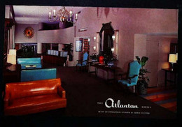 ► ATLANTAN HOTEL  - Atlanta  Ultra-smart Lobby  1960s - Atlanta