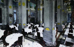 ► HOTEL ANSLEY Italian Café At Atlanta GA 1900/10s - Atlanta