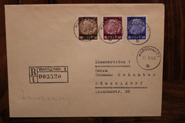 1940 Warszawa 1 Warschau OSTEN Einschreiben Cover Deutsches Reich DR Reco Drucksache Poland Pologne Occupation - Occupation 1938-45