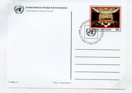 NU New York - Vereinte Nationen Entier Postal 1989 Y&T N°EP1989-10 - Michel N°GZS1989-10 (o) - 15c Conseil De Sécurité - Lettres & Documents