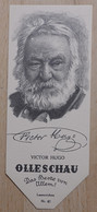 Victor Hugo Lyriker Besancon Paris - 87 - Olleschau Lesezeichen Bookmark Signet Marque Page Portrait - Bladwijzers