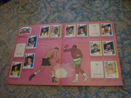 Mike Tyson Rookie Boxing & Diego Maradona Sticker On Supersport 1986 Panini Greek Edition Sticker Album - Other & Unclassified