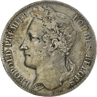 Monnaie, Belgique, Leopold I, 5 Francs, 5 Frank, 1849, TTB, Argent, KM:3.2 - 5 Frank