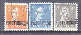 DENMARK   Q 28- 30     (o)    1945  Issue - Colis Postaux