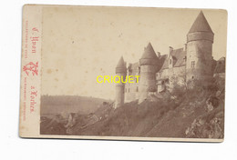 18 Culan, Photo Cdv Grand Format, Le Chateau, Phot. Yvon à Loches, Beau Document - Culan