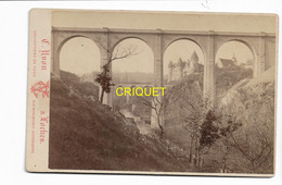 18 Culan, Photo Cdv Grand Format, Le Chateau, Les Viaducs, La Vallée, Phot. Yvon à Loches, Beau Document - Culan