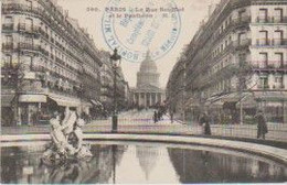 MARCOPHILIE. "Hôpital Militaire HOPITAL COMPLEMENTAIRE GRAND HOTEL Le Médecin-Chef S/ Cpa PARIS Rue Soufflot -Panthéon - Guerra Del 1914-18