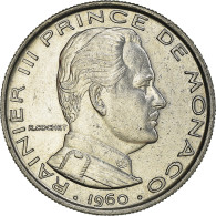 Monnaie, Monaco, Rainier III, Franc, 1960, SUP+, Nickel, Gadoury:150, KM:140 - 1960-2001 Nouveaux Francs