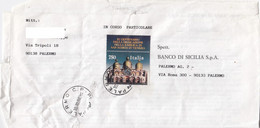 PIEGO IN "CORSO PARTICOLARE"  /  Commemorativo Lire 750 Isolato _ 1994 - 1991-00: Storia Postale