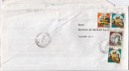 PIEGO IN "CORSO PARTICOLARE"  /  Castelli Lire 500 + 100 +50 X 2 _ 1993 (alcuni Valori Forati) - 1991-00: Storia Postale