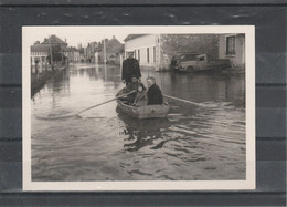 27 - GARENNES - Inondations Année 1950 (photo) - Andere Gemeenten