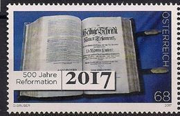 2017 Österreich Austria  Mi  3323 **MNH . 500. Jahrestag Der Reformation - 2011-2020 Nuovi & Linguelle