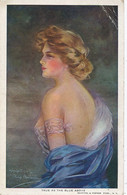 Art Card Philip Boileau True As The Blue Above  Very Pretty Woman Bared Back Decolleté . Crease Top Right Corner - Boileau, Philip