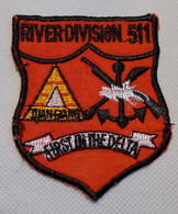 Ecusson/patch - Vietnam - US Navy - River Division 511 - Ecussons Tissu