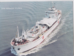DRK Hilfsschiff FLORA Cargo Red Cross Medical Ship Bateau Sanitaire Médical Croix-Rouge - Autres & Non Classés