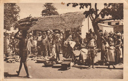 CPSM 9X14 Du DAHOMEY - MALANVILLE - SCENE Du MARCHE - 1951 - Dahomey