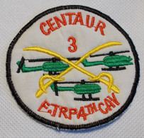 Ecusson/patch - US Vietnam - 3Rd Centaur - 4Th Cavalry Helicopter - Ecussons Tissu