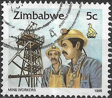 ZIMBABWE 1995 Zimbabwe Culture - 5c - Miners FU - Zimbabwe (1980-...)