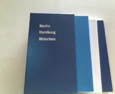 City Edition - Berlin, Hamburg & München: Drei Bände In Lederoptik In Elegantem Schuber, Mit Notizbuch (MERIAN - Alemania Todos