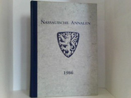 Nassauische Annalen 1986 - Hessen