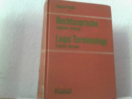 Englisch-deutsche Rechtssprache - Derecho