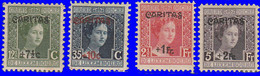 Luxembourg 1924. ~  YT 146 à 149*  - Décès De La Gde Duchesse Marie Adélaïde - Unused Stamps