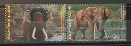 2003 - Thailand - MNH - Elephants - Complete Set Of 2 Stamps - Thaïlande